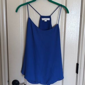 LOFT Blue Strappy Cami